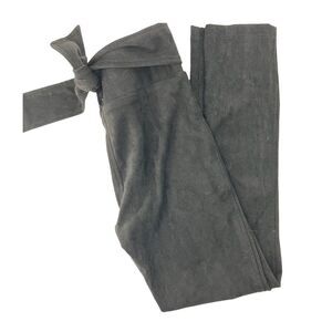 Do+Be Black Faux Suede Pants